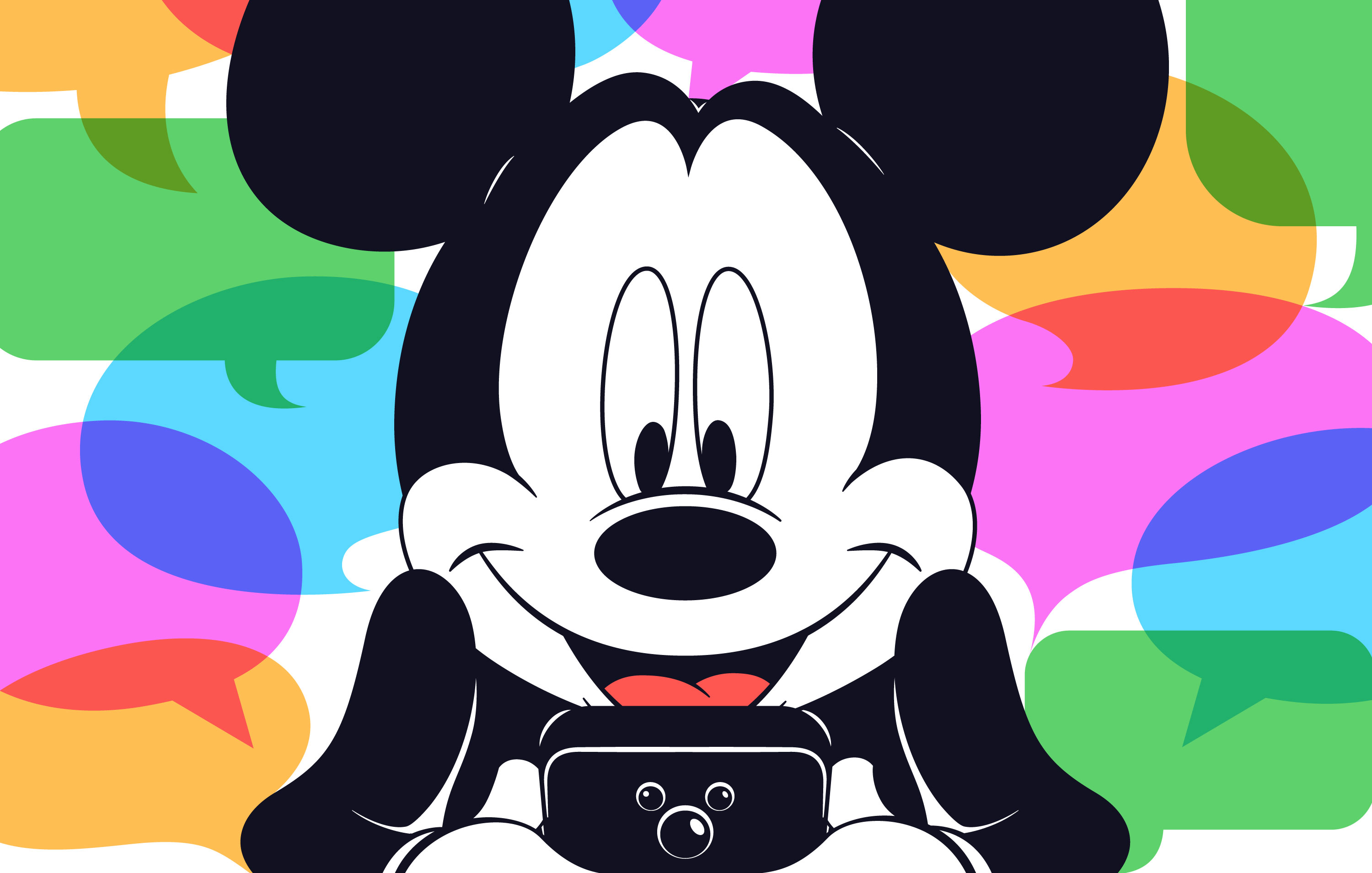 Disney Mix Mickey on Phone